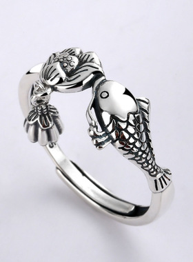 国风潮铜镀银手工饰品