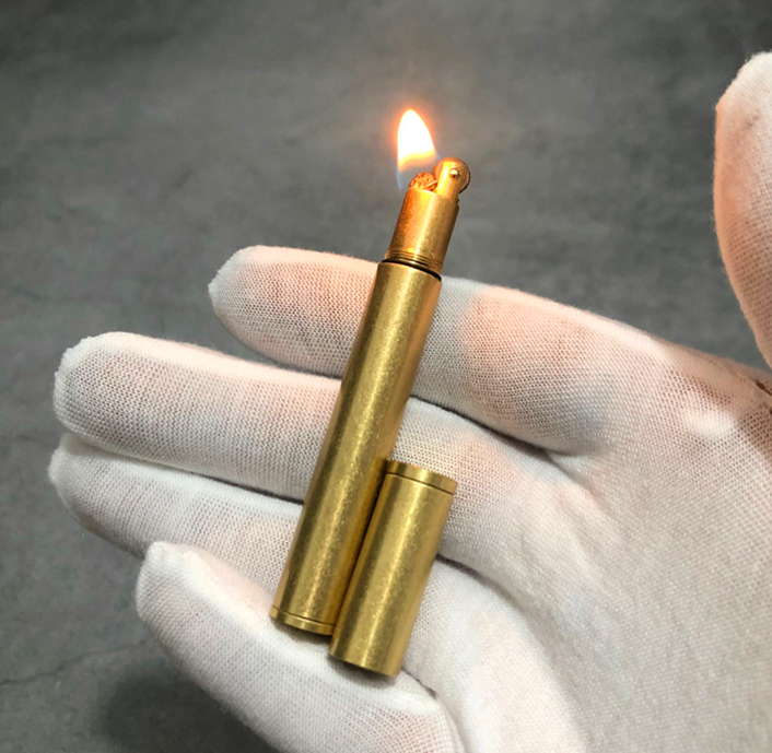 超细煤油打火机纯铜可放进烟盒里的打火机加油迷你打火机个性定制