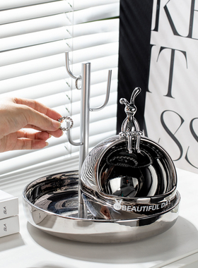 入户钥匙收纳摆件客厅玄关鞋柜进门口装饰品2023新款乔迁新居礼品