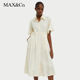 甄选惠享 MAX Co.春夏气质纯棉府绸衬衫 式 连衣裙622117440