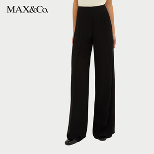MAX&Co.春夏阔腿休闲长裤 6131064102maxco 西裤