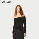 甄选惠享 MAX&Co.2025春夏露肩薄纱T恤一字肩6941035102