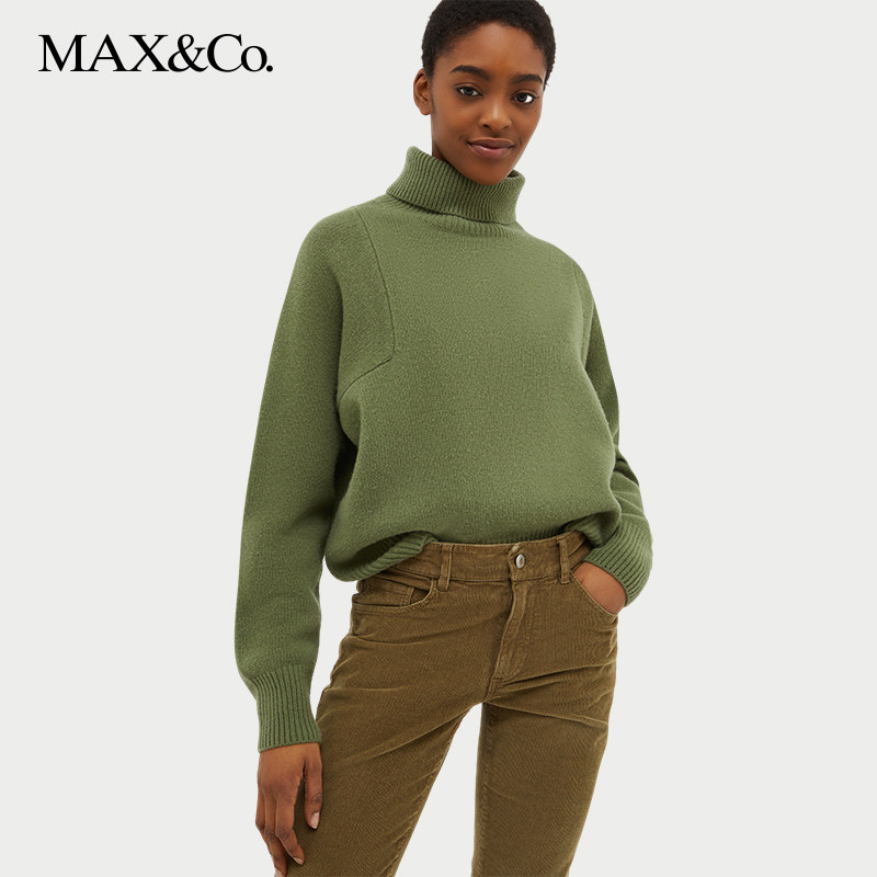 MAX&Co.羊毛混纺高领毛衣7364173003002,女装/女士精品,毛衣,淘宝优惠券,粉丝福利购,淘宝优惠卷
