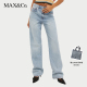 MAX&Co.秋冬改版 6186074102maxco 直筒休闲牛仔裤