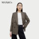 MAX&Co.秋冬薄款 外套6046024302 法兰绒西装
