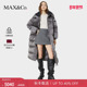 羽绒服夹克6496035402 连帽长款 新年穿搭 MAX&Co.25秋冬新品