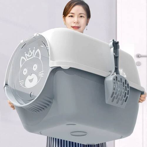 猫砂盆超大号全封闭式半