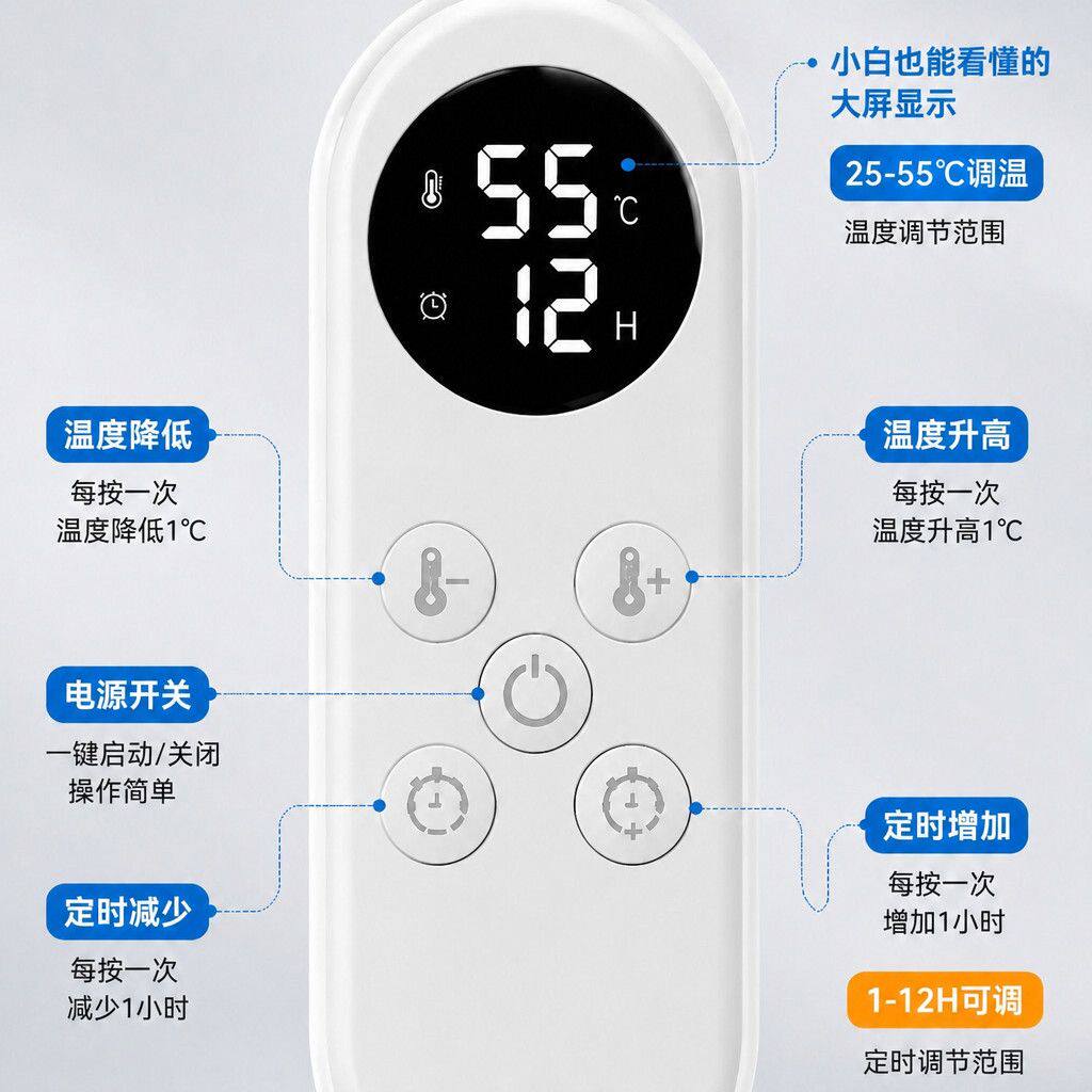 理疗加热垫热敷暖身毯家