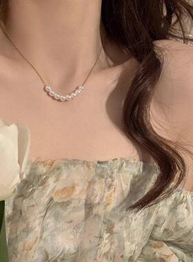 串珠珍珠项链颈链女款2026新款潮