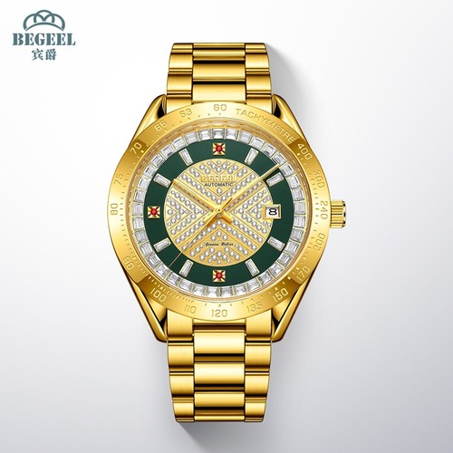 瑞士宾爵品牌真红宝石金表男款