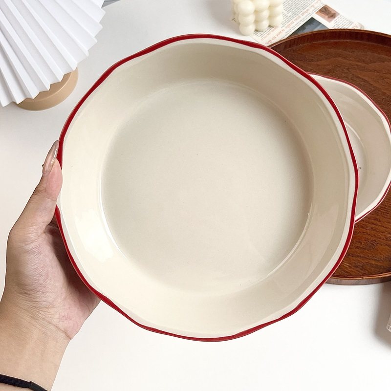 陶瓷釉下彩家用菜盘子