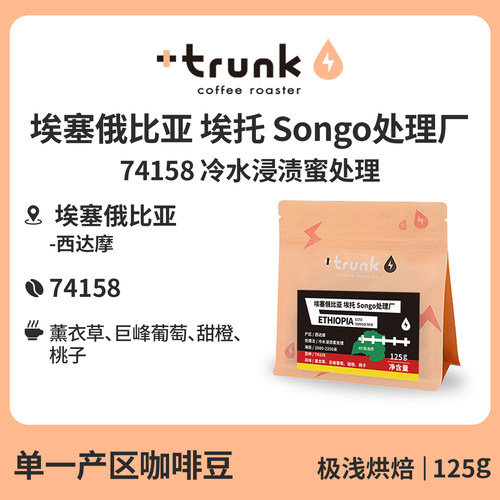 埃塞俄比亚EltoSongo浅烘咖啡豆