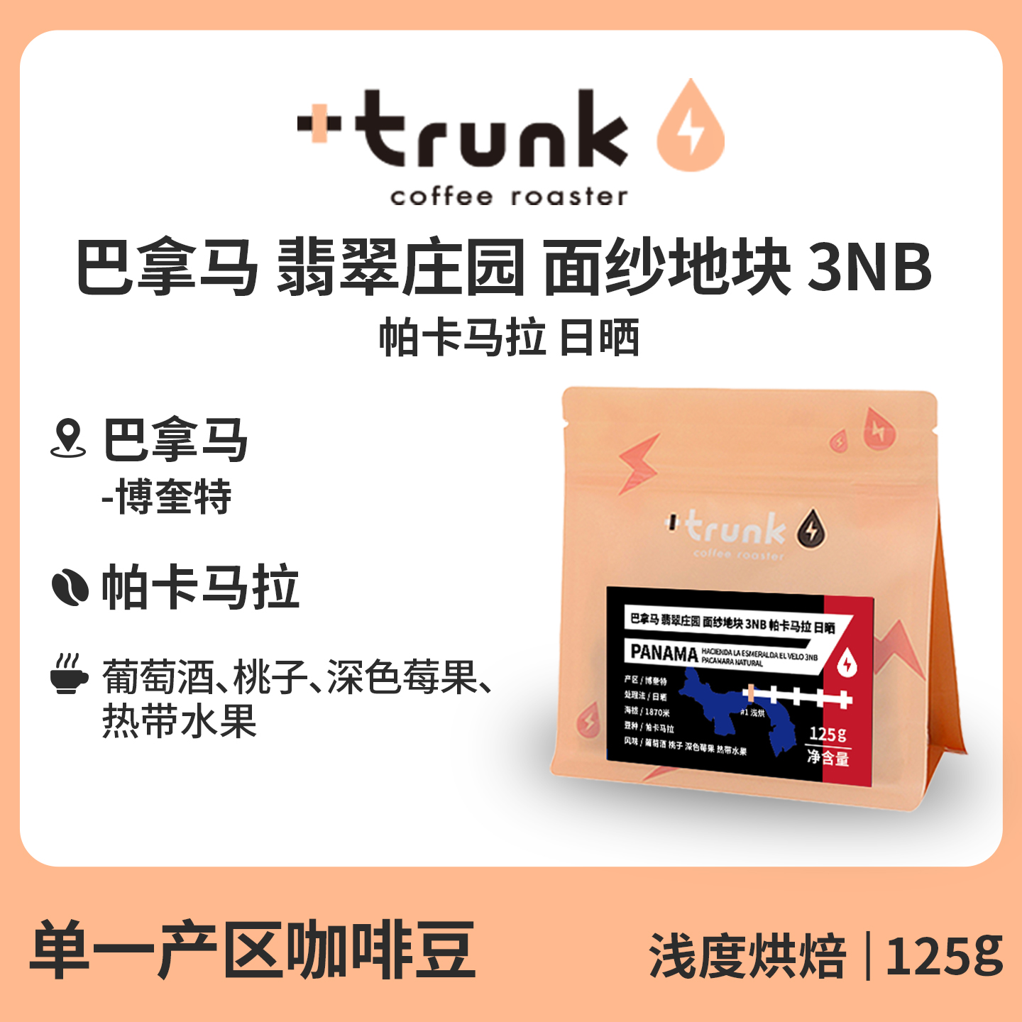 巴拿马翡翠庄园帕卡马拉咖啡豆