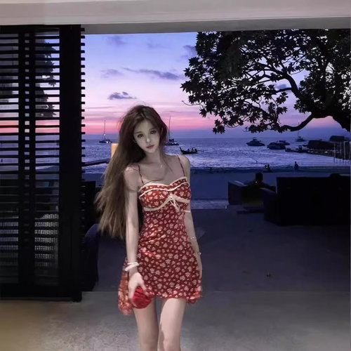 JMSHOP明媚夏日海边度假裙女夏季