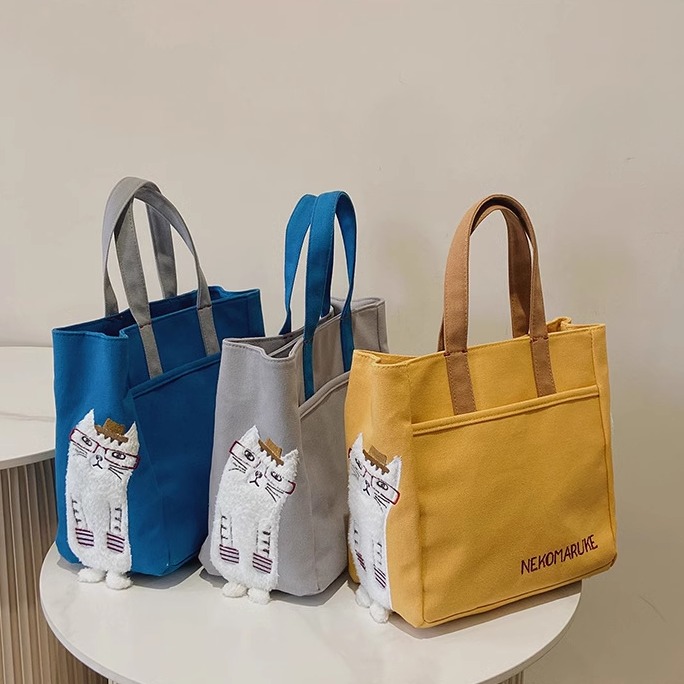 高颜值手提便当包大容量