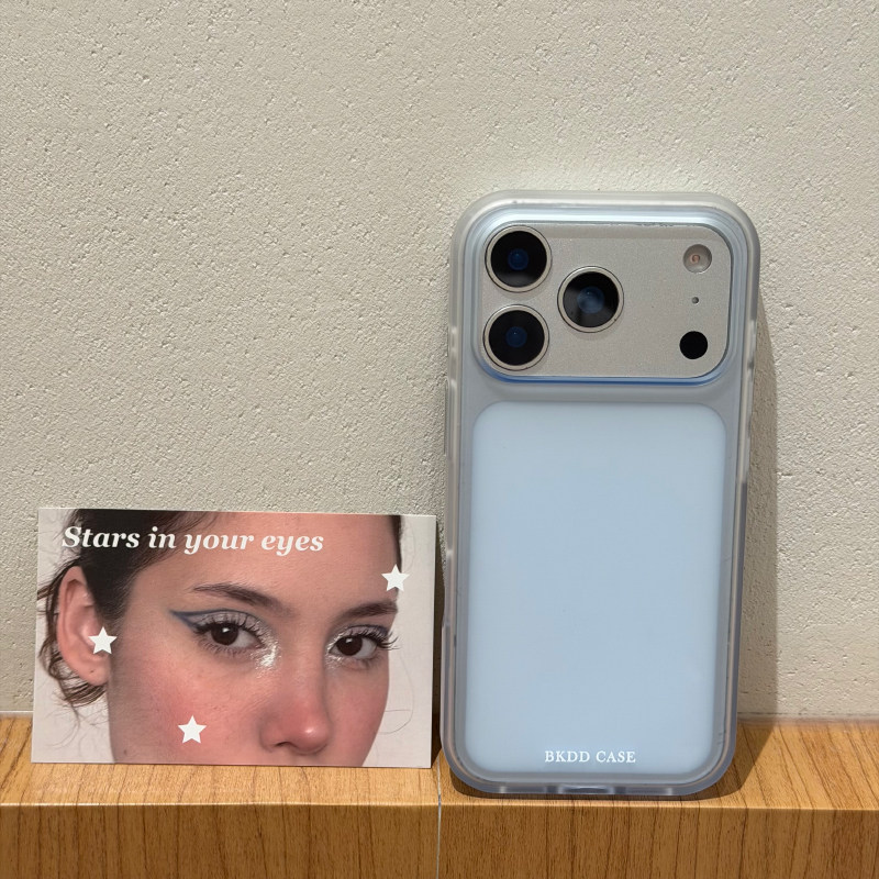 夏日ins肤感磨砂半透手机壳iPhone16简约字母苹果17promax小众15pro小清新适用17pro轻薄男女款16promax个性