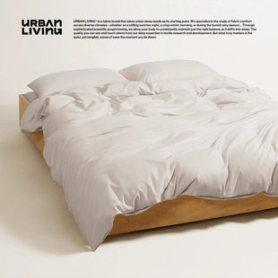 四季 2025新款 通用轻奢高级感 LIVING天丝棉蚕丝床上四件套 URBAN