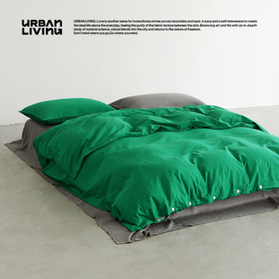 URBAN 通用 LIVING全棉床上用品四件套2025年新款 纯棉床单被套四季