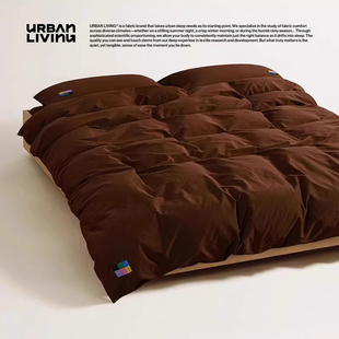 通用纯棉被套轻奢高级感 四季 URBAN LIVING全棉床上四件套2025新款