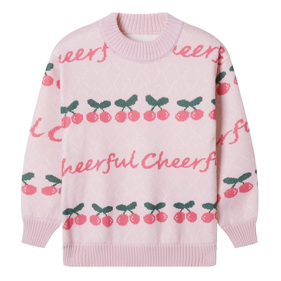 毛衣儿童加绒新款童装中大童针织衫女童打底衫秋冬装洋气可爱韩版