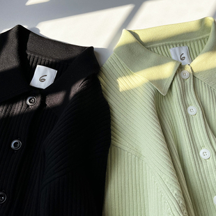 日本客供纱线抗起球百搭高腰开衫 ROKU youth副线贵牌 beauty 6牌