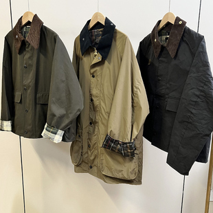 联名款 日版 合作版 防水限定款 风衣外套巴恩风无蜡 barb 中长款