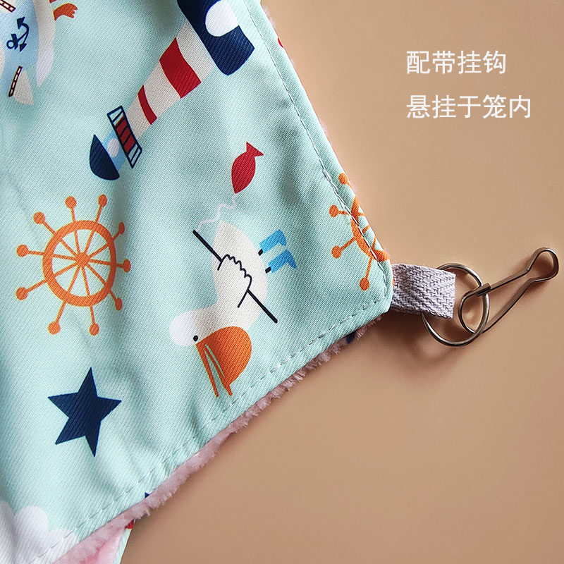 蜜袋鼯吊床悬挂棉窝仓鼠花枝鼠蜜袋鼬吊窝双层睡袋窝四季用品睡窝