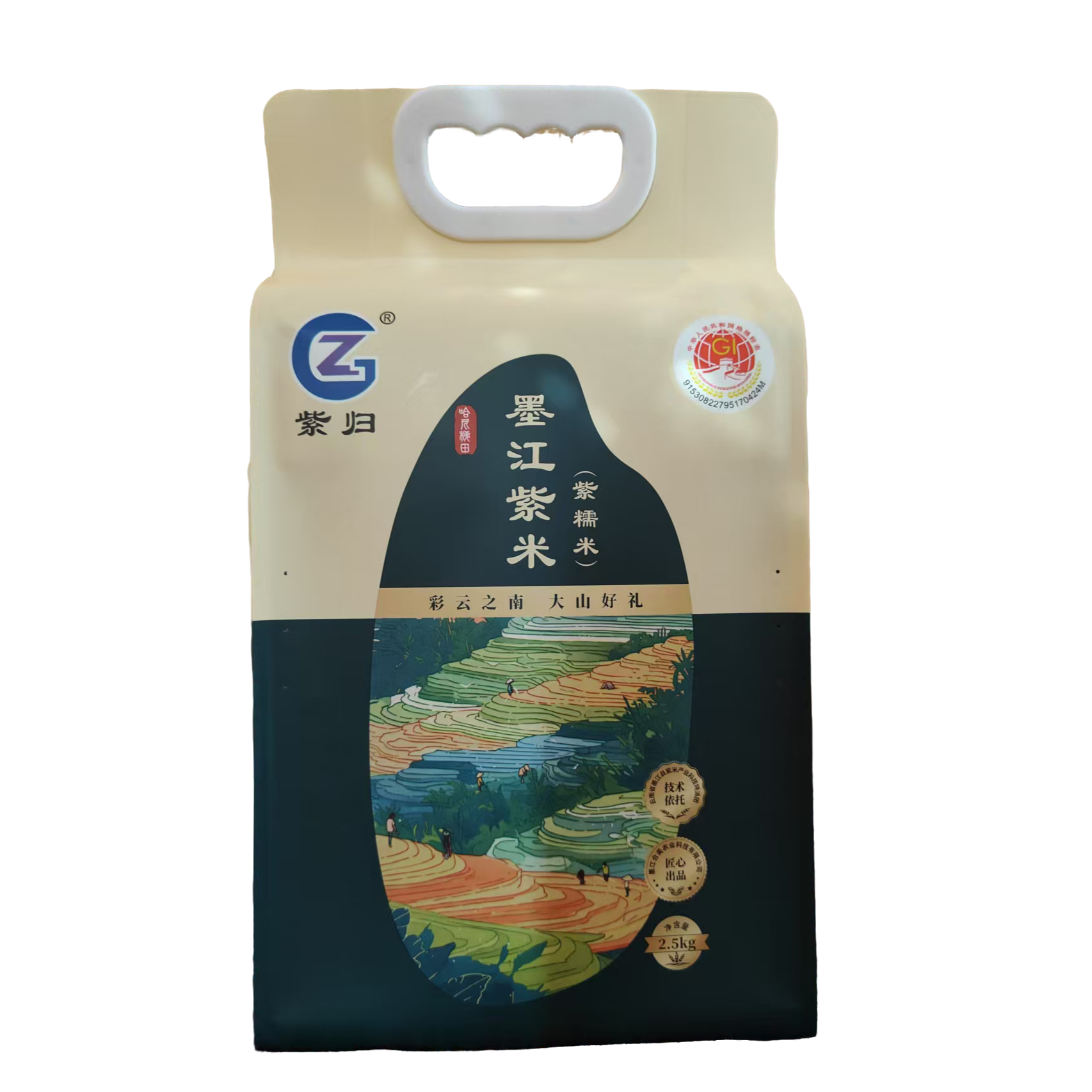 墨江地标产品老品种紫米