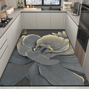 新款硅藻泥整铺厨房专用地垫吸水防水防滑家用可擦免洗通铺大尺寸