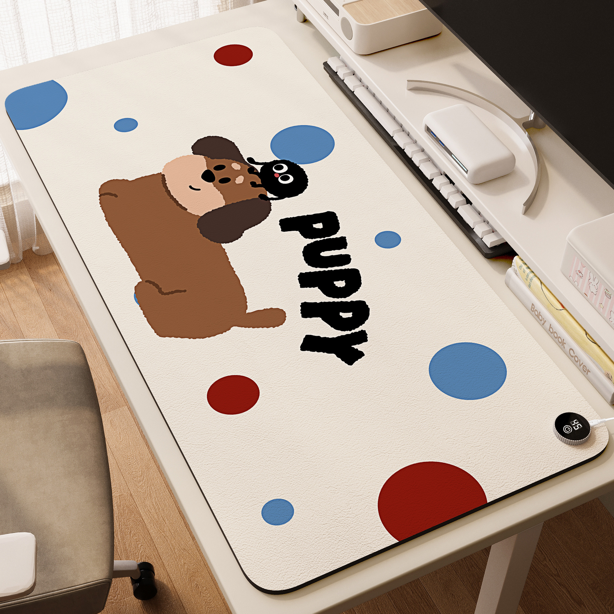 加热鼠标垫办公室书桌暖手垫学生