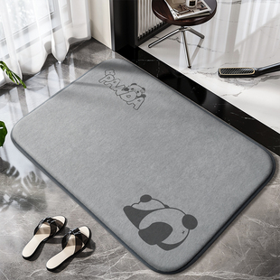 卫生间吸水地垫2026新款浴室脚垫防滑进门口门垫加厚记忆棉厕所垫