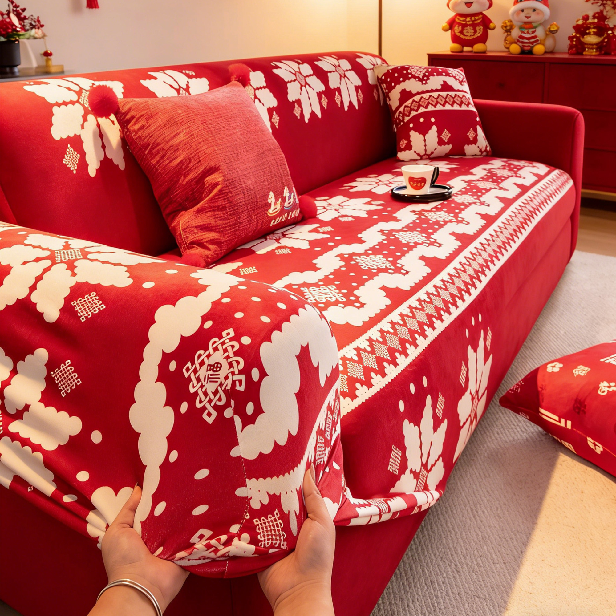 霏彩秋冬季沙发套罩全包万能套2026新款四季通用防猫抓弹力保护套