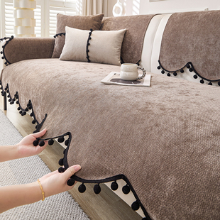 沙发垫四季通用2026年新款轻奢高级感简约现代固定防滑加厚一片式