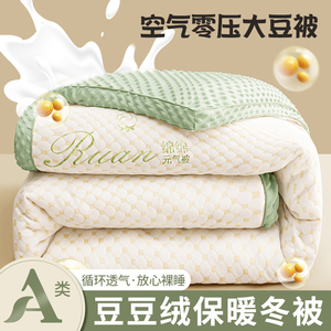 A类空气层大豆纤维被子豆豆被芯冬季秋冬被加厚保暖单人学生宿舍