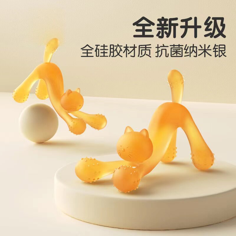 法兰舒安抚牙胶防吃手磨牙咬咬乐