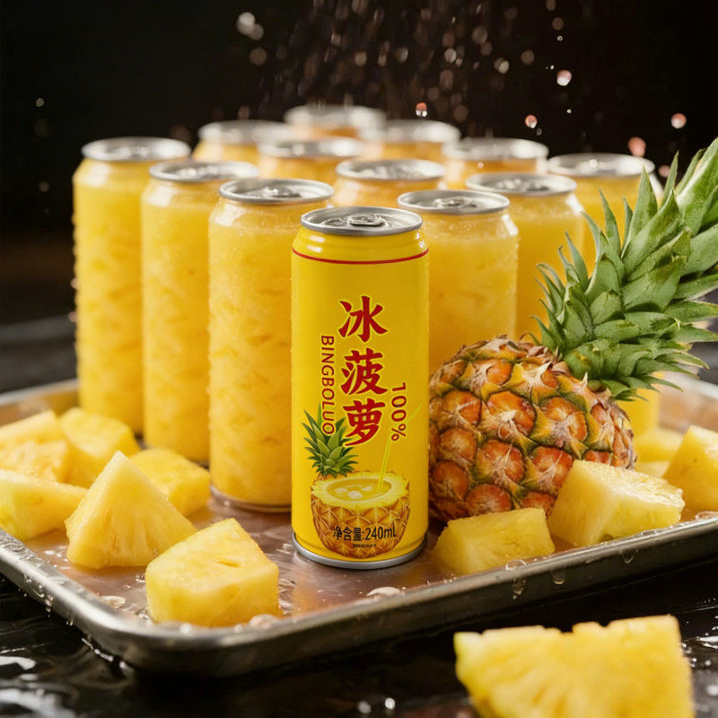 海南风味100%菠萝汁240ml整箱