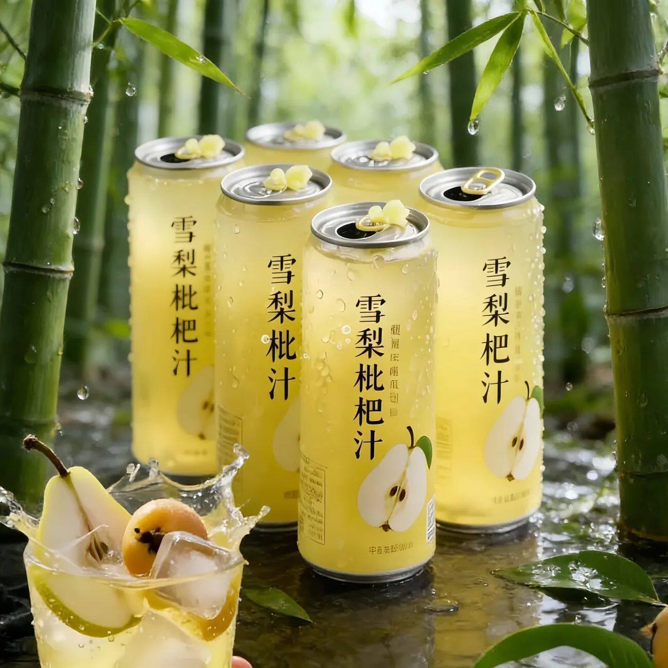 雪梨枇杷汁饮料240ml/瓶