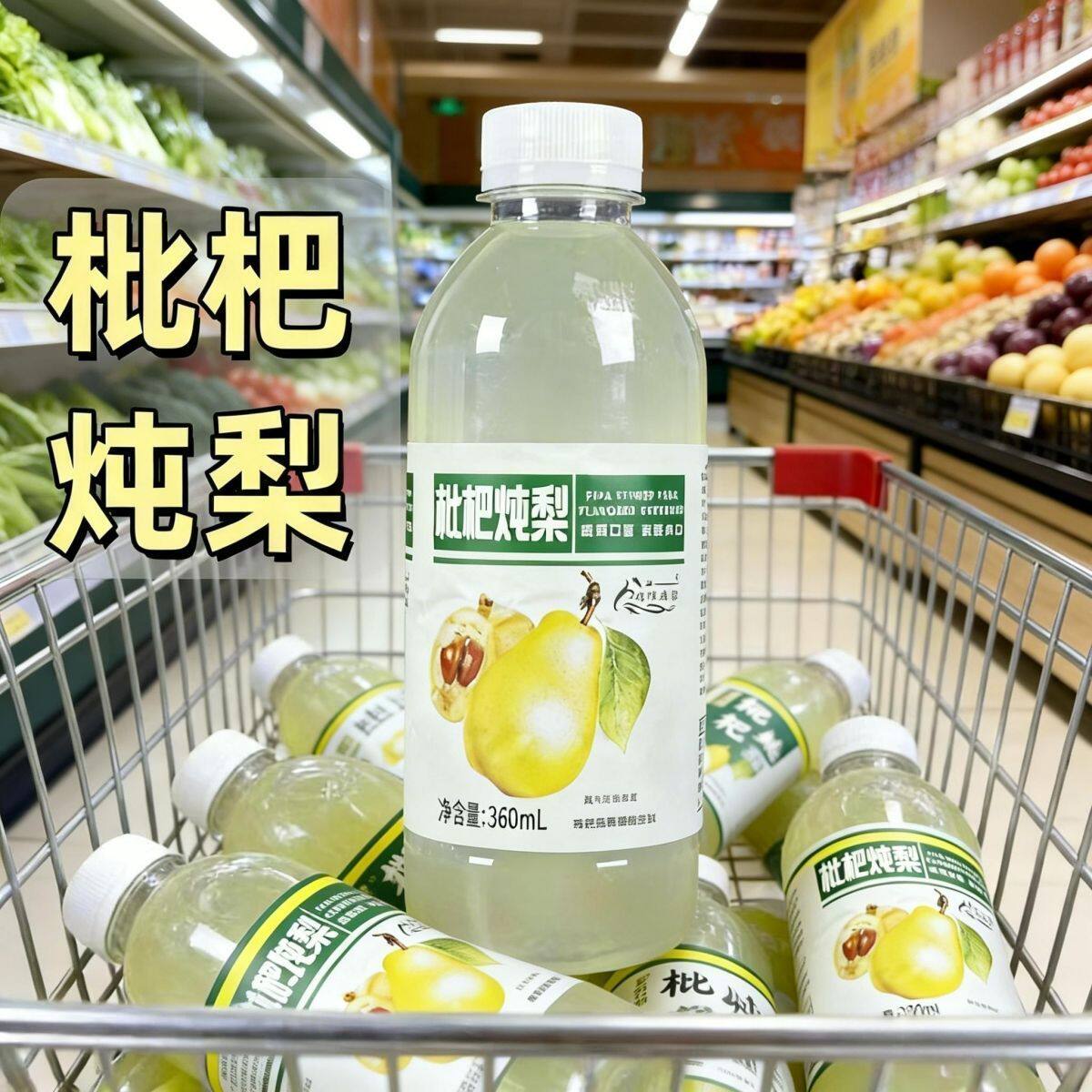 枇杷炖梨果汁饮料360ml*24瓶