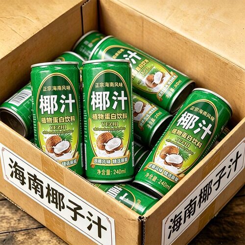 海南生榨椰子汁240ml*6瓶装