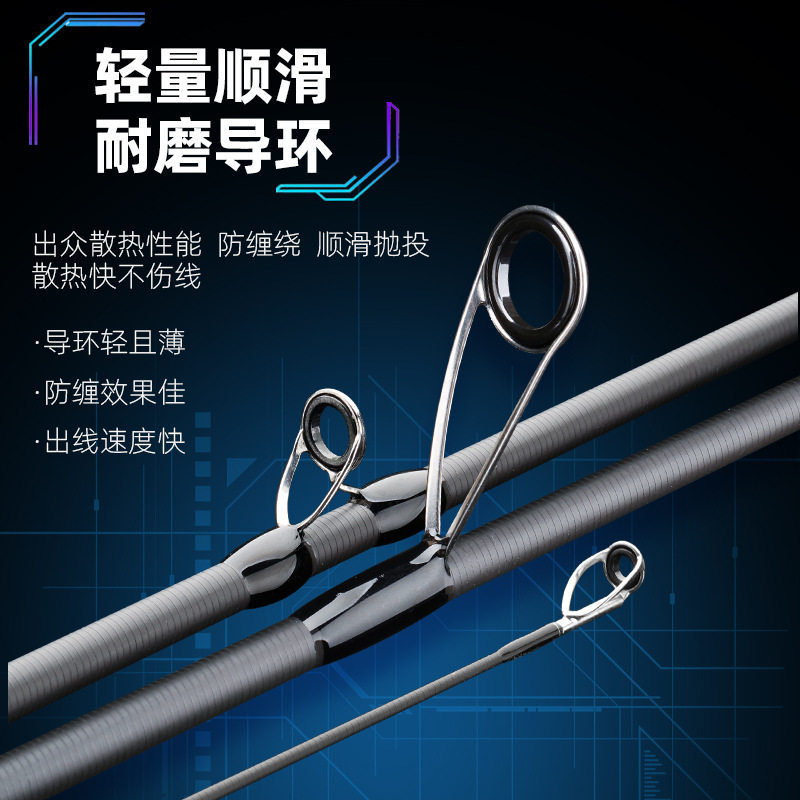 碳素路亚竿M调远投直柄枪柄海竿淡水超硬抛竿路滑竿威海鱼竿