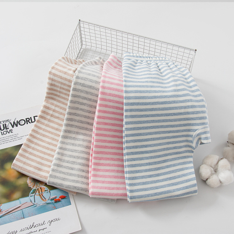 无骨儿童舒绒彩棉秋裤男女童睡裤线裤衬裤纯棉保暖长裤棉毛裤A类