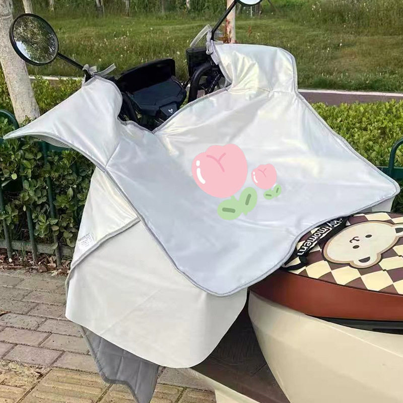 电动车冰丝挡风被夏天防