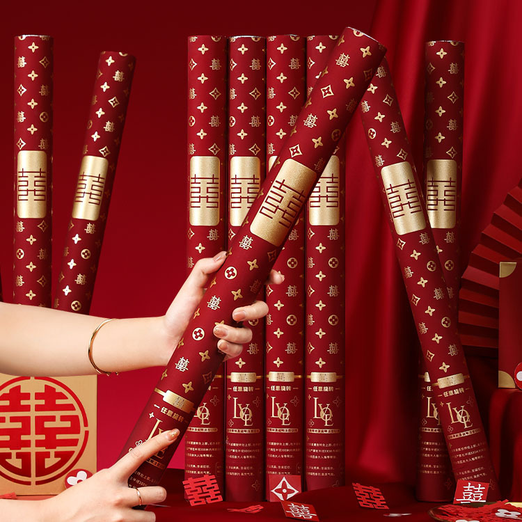 礼花筒结婚专用礼炮手持彩带婚礼喷花筒彩炮婚庆用品大全2025新款