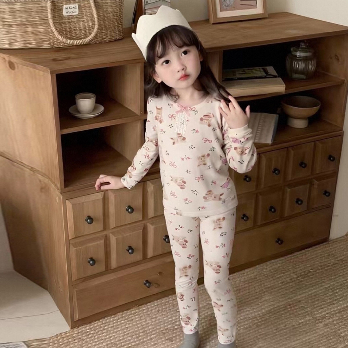 儿童秋衣秋裤套装男无骨