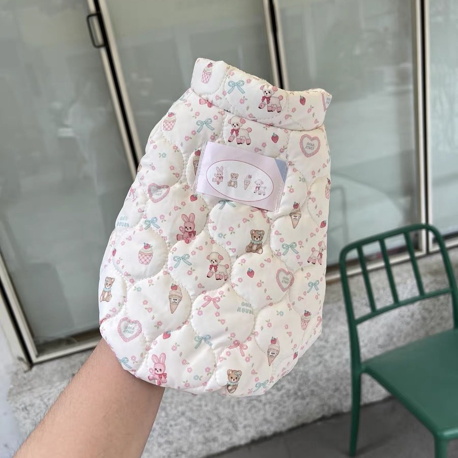 韩版秋冬狗狗保暖棉服宠