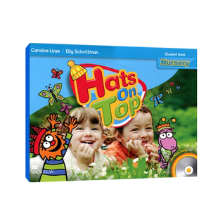 英国原版进口麦克米伦幼儿启蒙英语培训教材 hats on top nursery预备级3-6岁宝宝入门零基础启蒙童书含歌曲CD 幼儿园托班英文课本