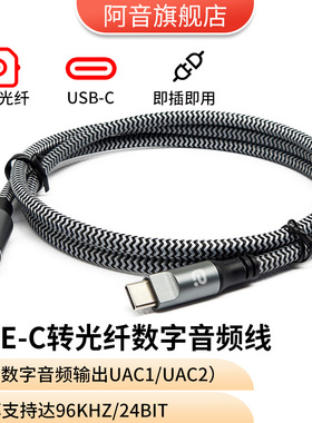 Type-C转光纤数字音频线96K高清光纤方口头接手机音箱功放回音壁