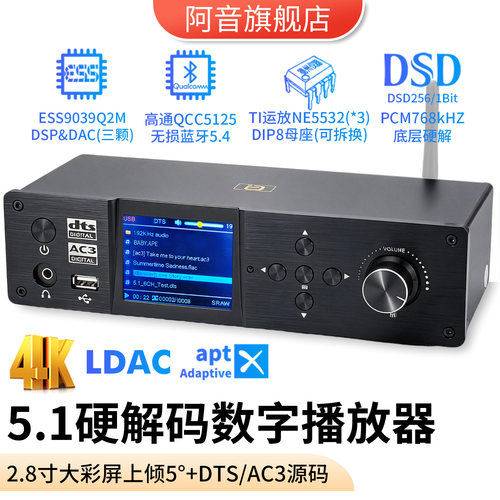 阿音解码器HIFI发烧级音质ES9039
