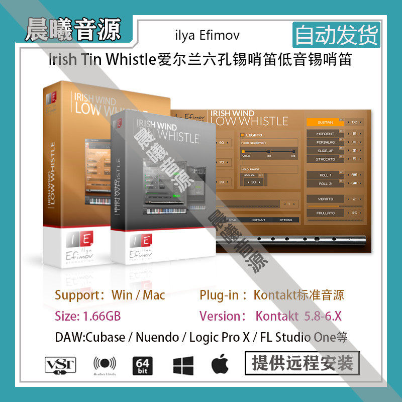 Irish Tin Whistle爱尔兰六孔锡哨笛Irish Low Whistle低音锡哨笛