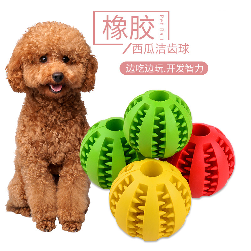 宠物狗狗狗玩具耐咬小型犬漏食球